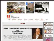Tablet Screenshot of aiaabq.org